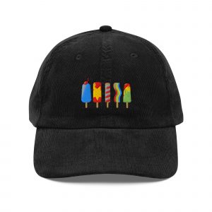Vintage Popsicle corduroy cap